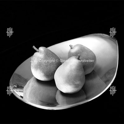 Pears in Nambe Platter